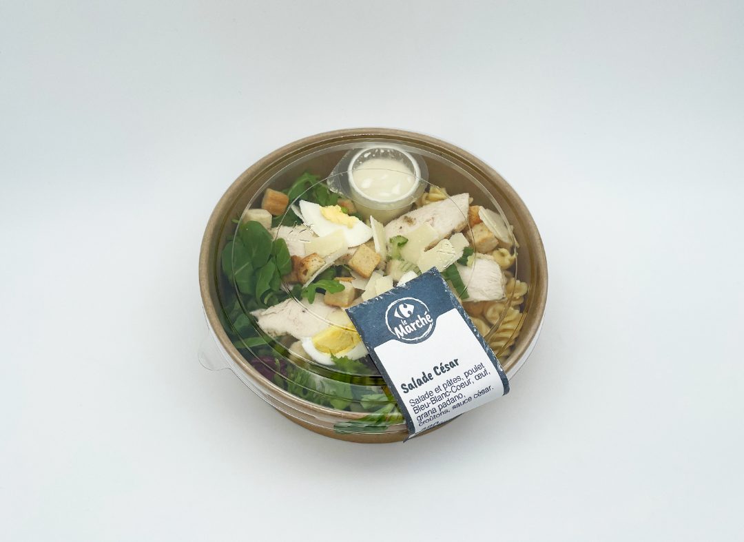 Salade césar 320g Carrefour le Marché : photo du produit rappelé le 04/03/2026