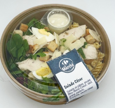 Salade césar 320g Carrefour le Marche : photo du produit rappelé le 03/04/2026