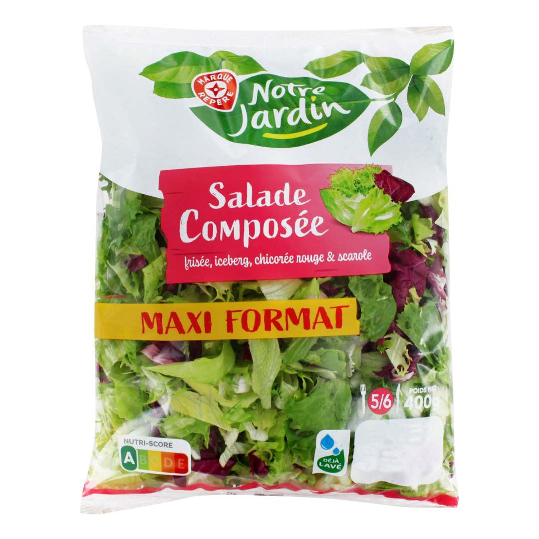 Salade composee 400g Notre Jardin : photo du produit rappelé le 14/04/2026