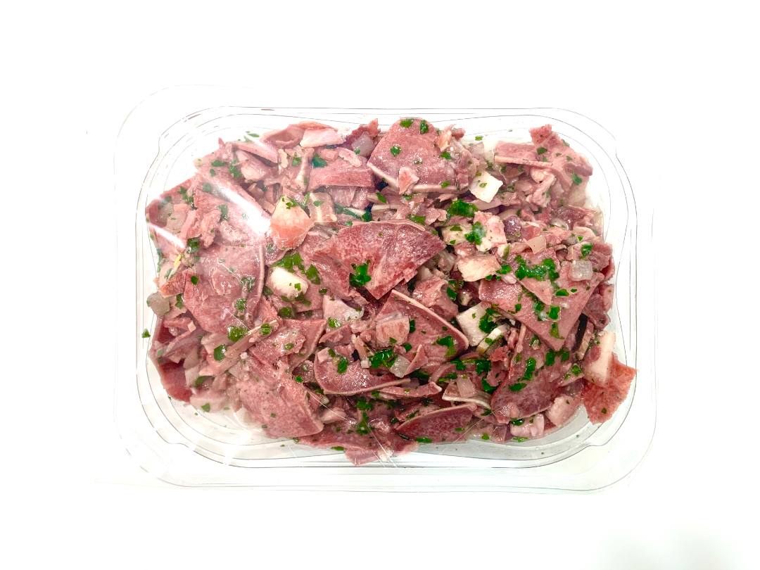 Salade de langue et museau de porc - salade de museau Ets Chêne et Fils : photo 2 sur 2 du produit rappelé le 03/09/2021