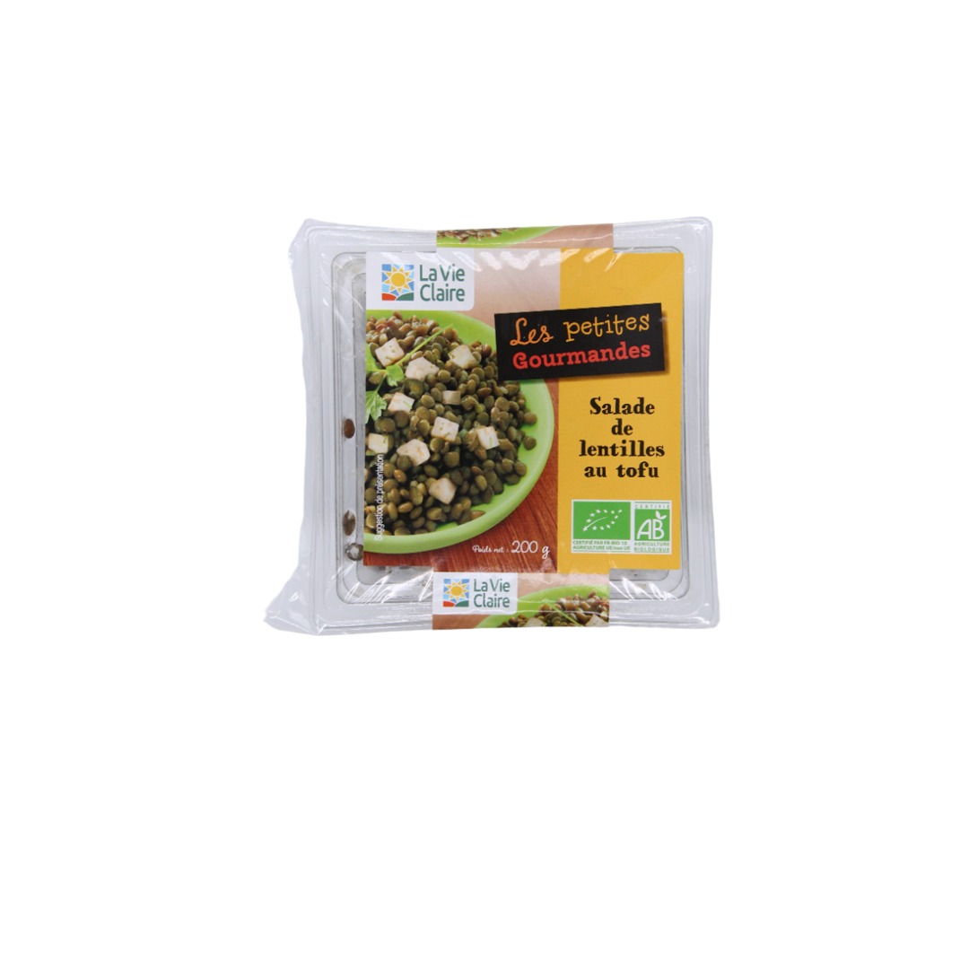 Salade de lentilles au tofu La Vie Claire : photo du produit rappelé le 12/05/2025
