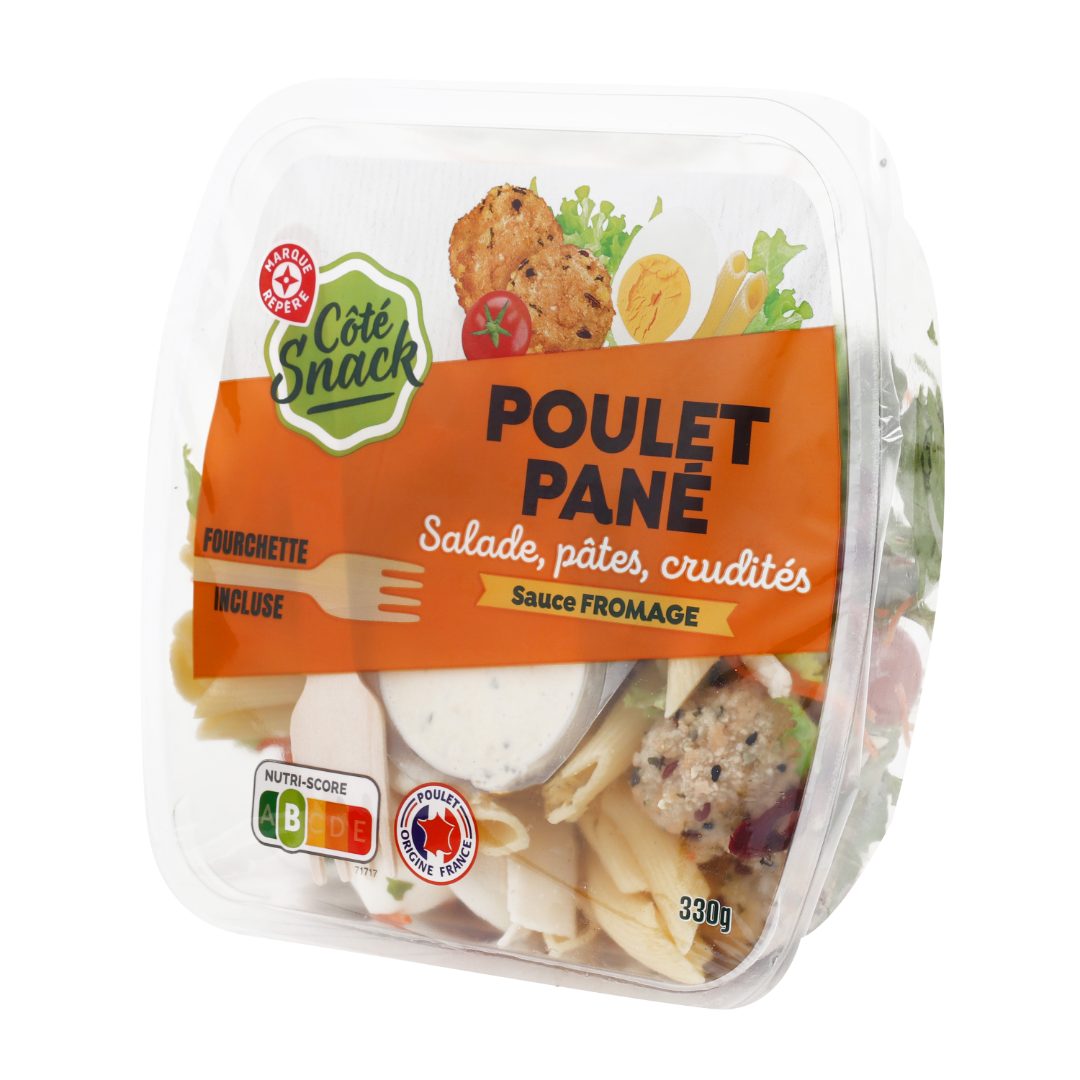Salade de poulet pané - côté snack : photo du produit rappelé le 05/06/2026