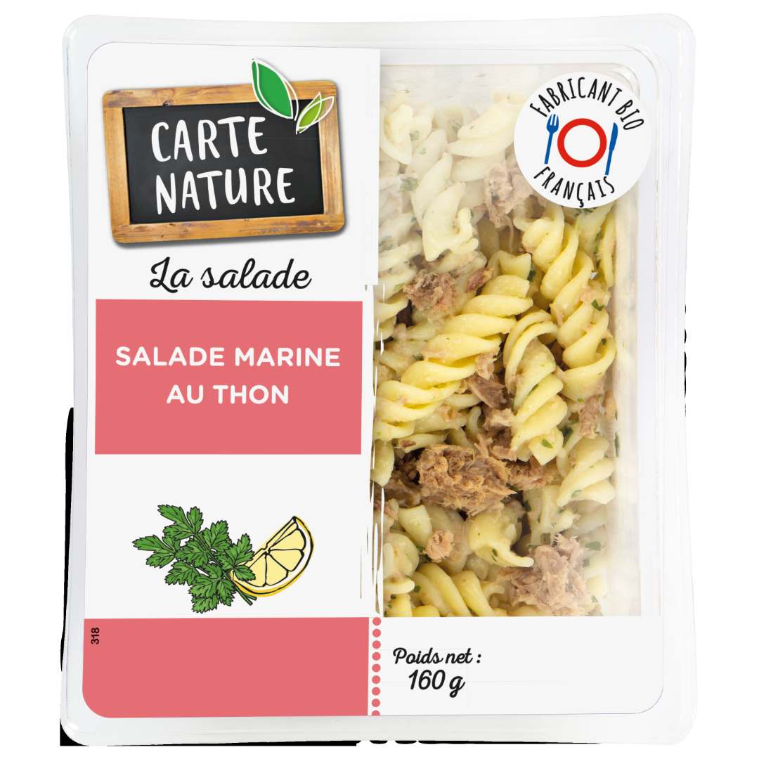 Salade marine au thon Carte Nature : photo du produit rappelé le 26/03/2026