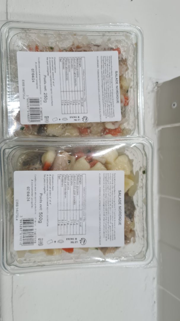 Salade nordique Emb 94073 : photo du produit rappelé le 25/03/2024
