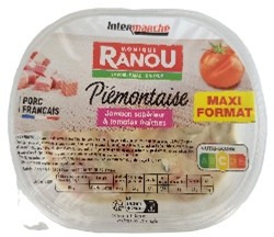 Salade piemontaise 300g, 500g et 1kg Monique Ranou : photo du produit rappelé le 02/09/2026