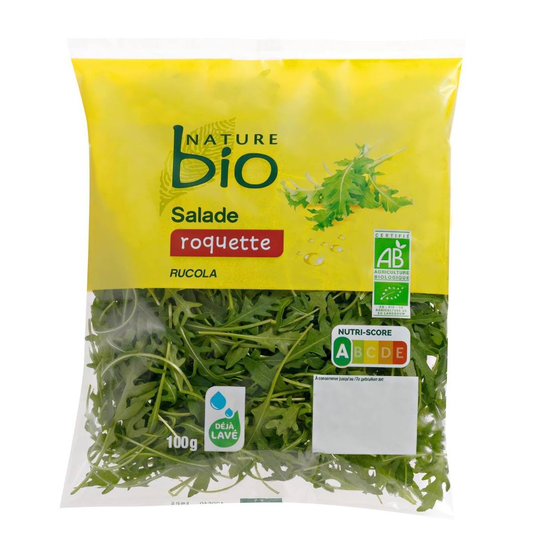 Salade roquette bio Nature BIO : photo du produit rappelé le 18/06/2024