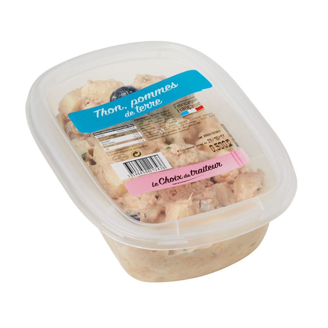Salade thon pommes de terre Choix du Traiteur : photo du produit rappelé le 31/08/2021