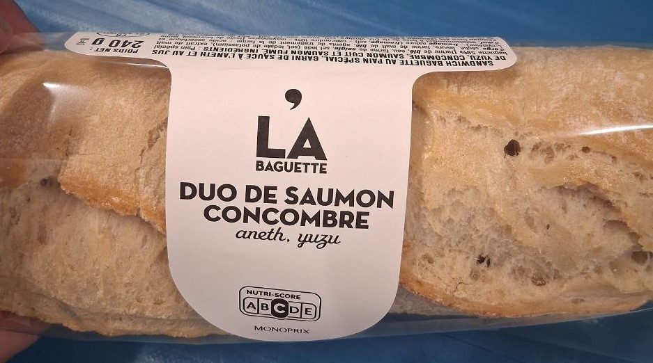 Sandwich baguette Monoprix : photo 2 sur 3 du produit rappelé le 04/04/2026