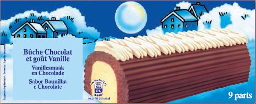 Sans marque buche vanille - chocolat Top Budget : photo du produit rappelé le 25/02/2022