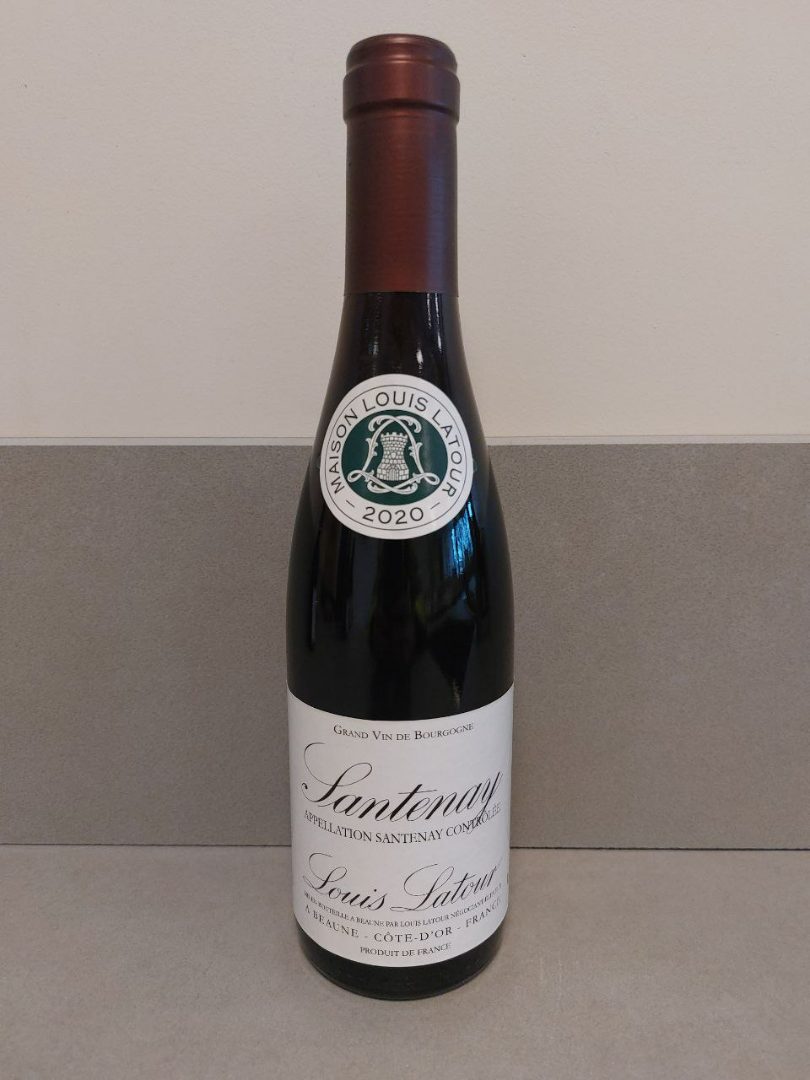 Santenay rouge 2020 37.5cl : photo du produit rappelé le 02/03/2023