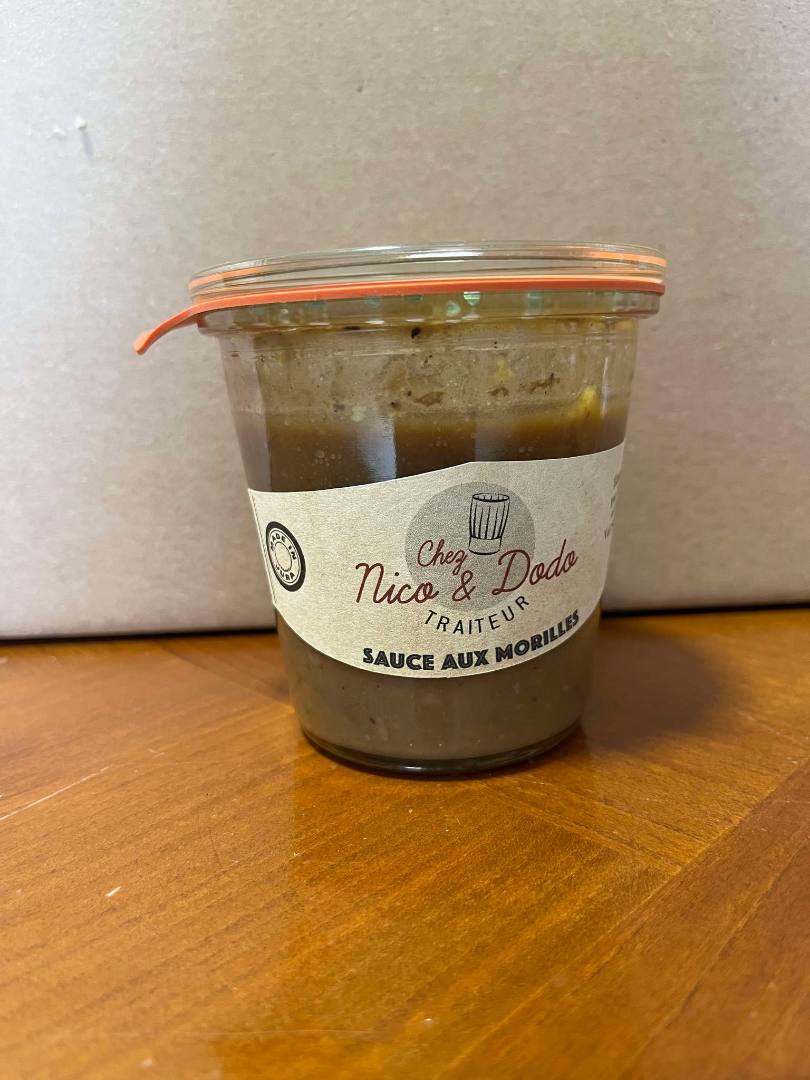 Sauce aux morilles Chez Nico et Dodo : photo du produit rappelé le 18/04/2025