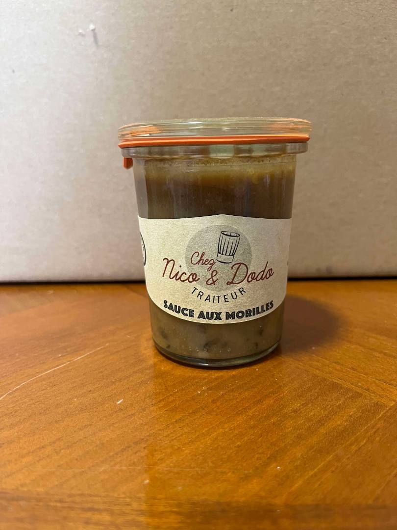 Sauce aux morilles Chez Nico et Dodo : photo du produit rappelé le 18/04/2025