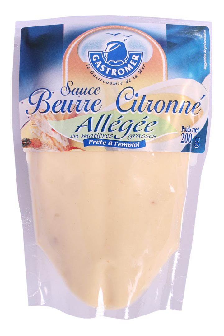 Sauce beurre citron allegee 200g Gastromer : photo du produit rappelé le 08/12/2021
