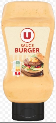 Sauce burger u : photo du produit rappelé le 27/01/2025