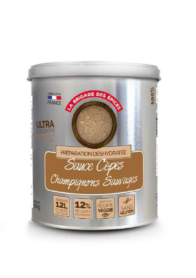 Sauce cèpes champignons sauvages La Brigade des Épices : photo du produit rappelé le 22/12/2025