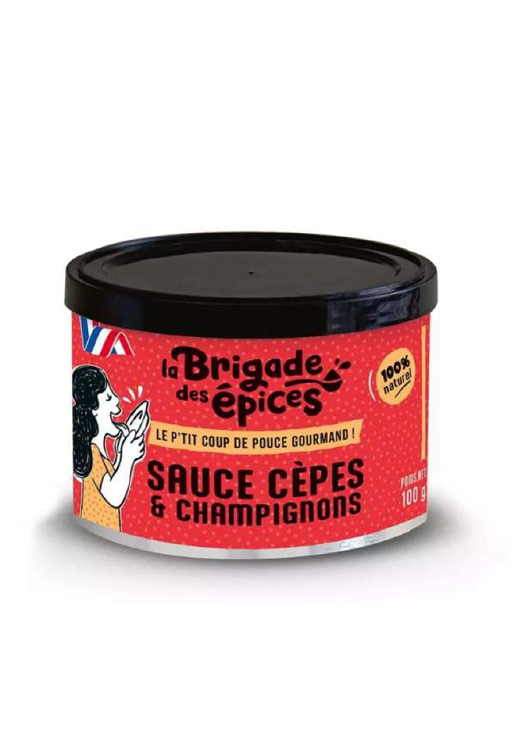 Sauce cèpes et champignons La Brigade des Épices : photo du produit rappelé le 22/12/2025