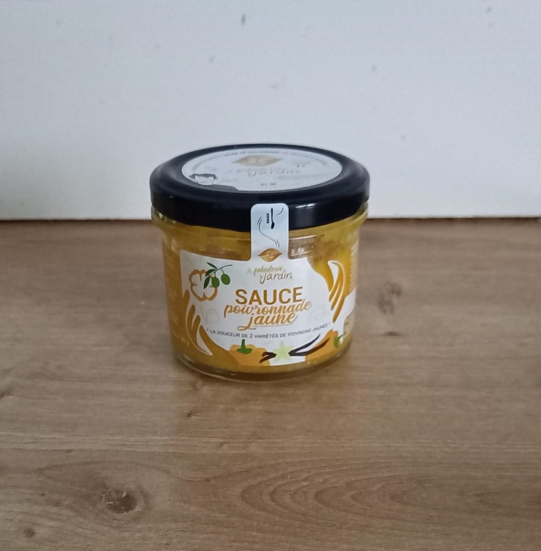 Sauce poivronnade jaune Le Fabuleux Jardin : photo du produit rappelé le 23/10/2024