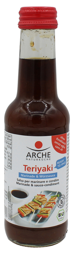 Sauce teriyaki et sauce no-fish Arche : photo 2 sur 2 du produit rappelé le 22/07/2021