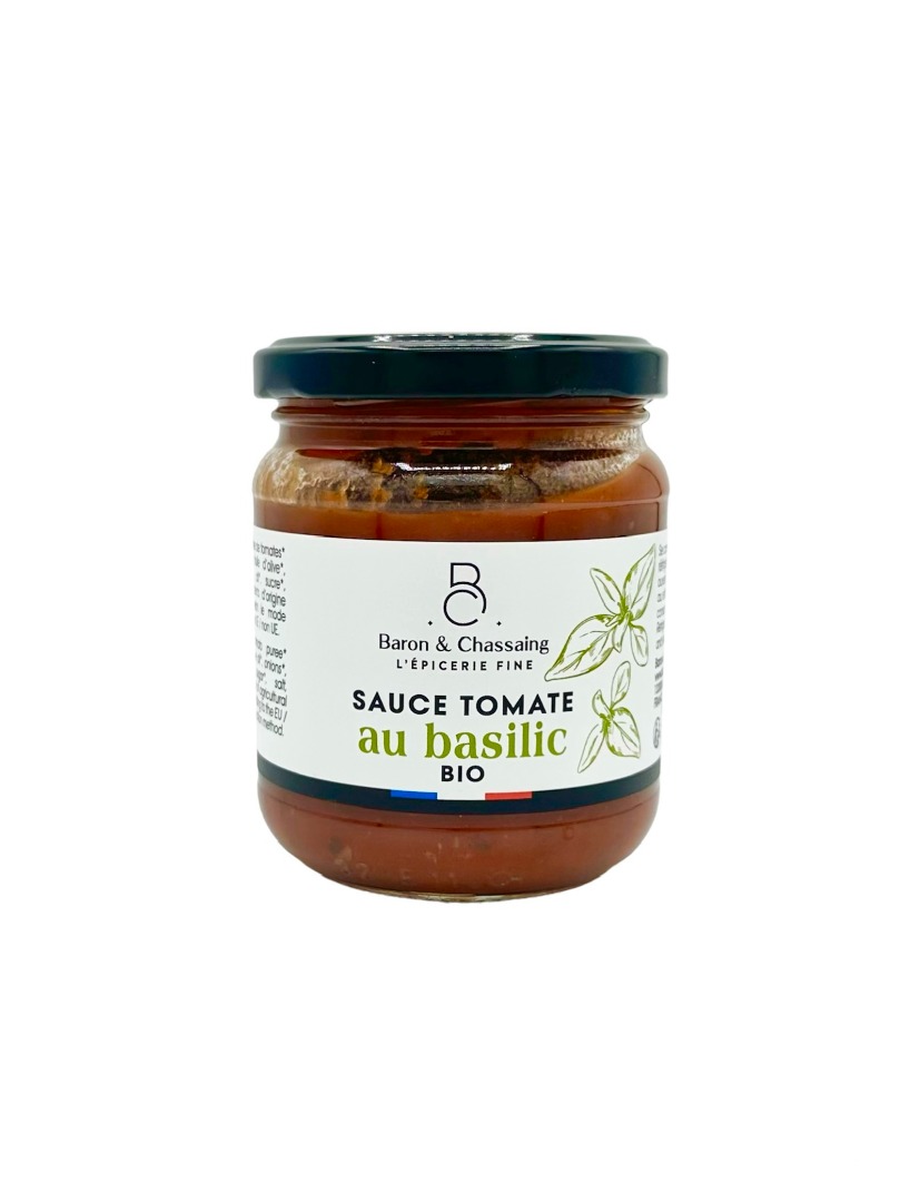 Sauce tomate au basilic bio Baron & Chassaing l'Épicerie Fine : photo du produit rappelé le 21/11/2024
