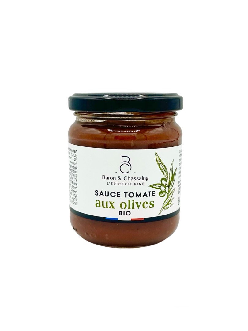 Sauce tomate aux olives bio Baron & Chassaing l'Épicerie Fine : photo du produit rappelé le 21/11/2024