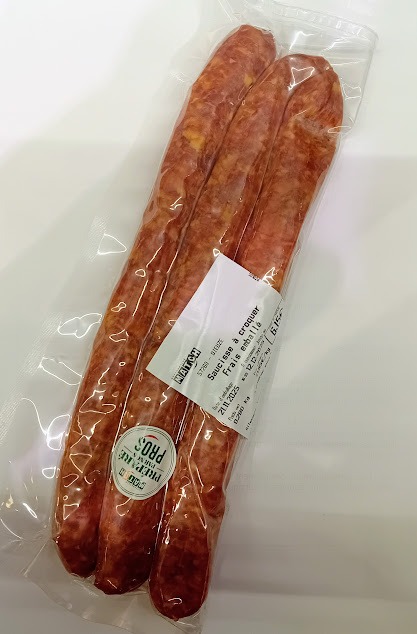 Saucisse à croquer Jeca : photo du produit rappelé le 25/11/2025