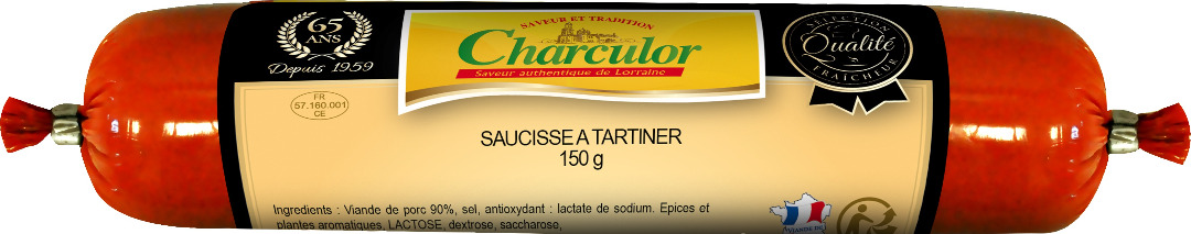 Saucisse a tartiner Charculor : photo 2 sur 2 du produit rappelé le 08/11/2024