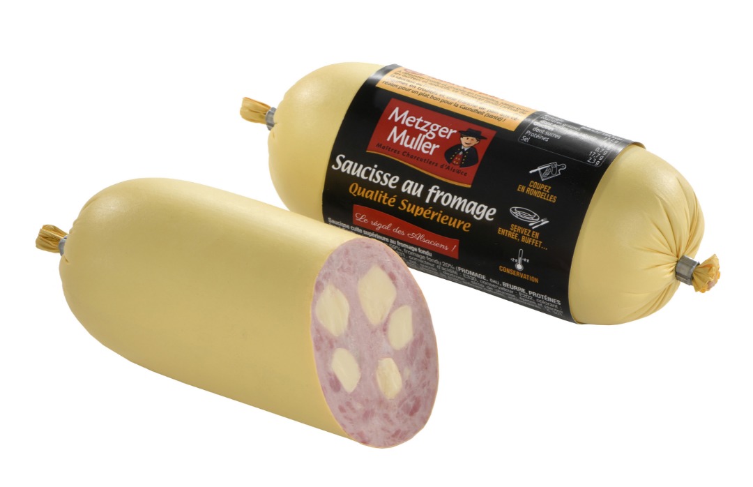Saucisse au fromage 250g Metzger-Muller : photo du produit rappelé le 09/11/2021