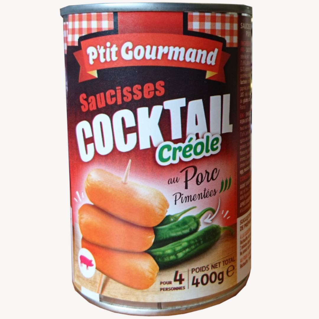 Saucisse cocktail en conserve P'tit Gourmand : photo du produit rappelé le 28/07/2021