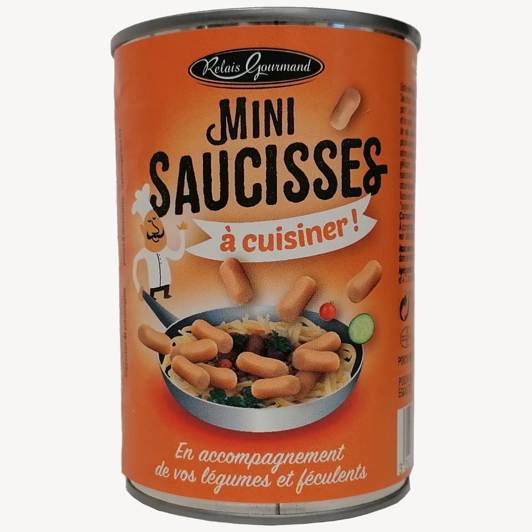 Saucisse cocktail en conserve Relais Gourmand : photo du produit rappelé le 23/08/2021