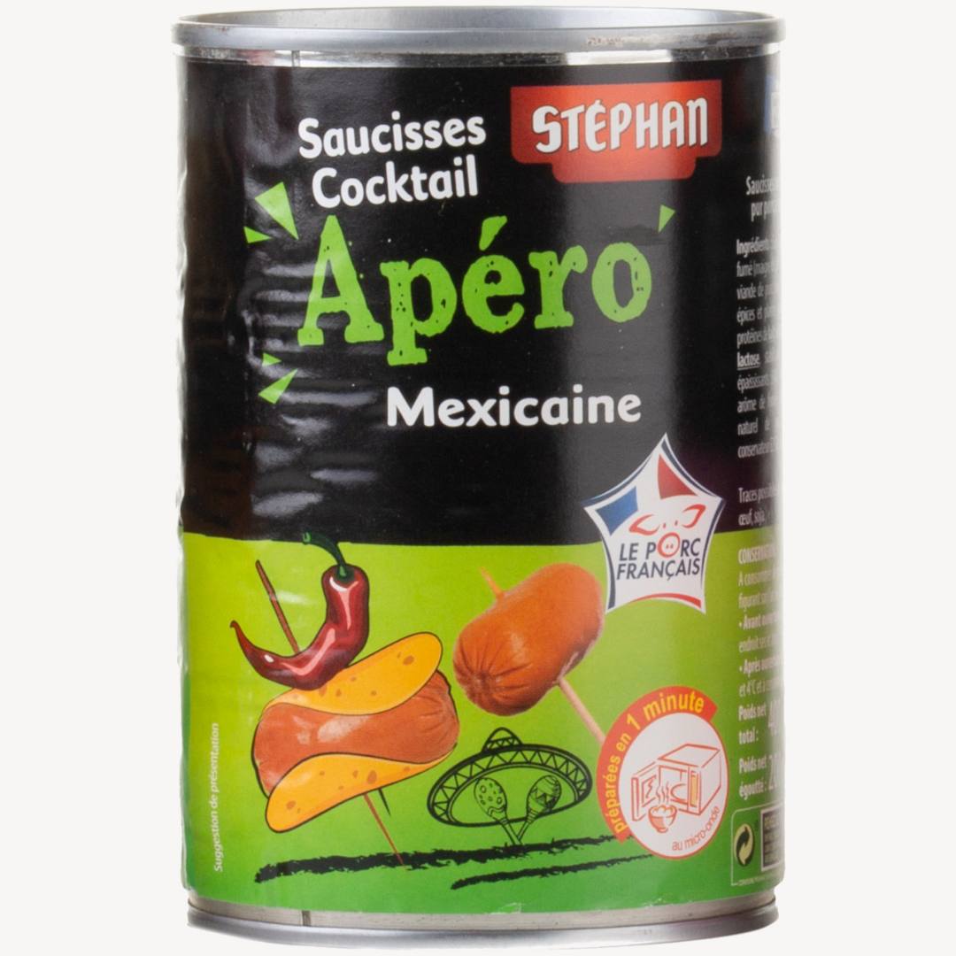 Saucisse cocktail en conserve Stephan : photo 2 sur 3 du produit rappelé le 12/08/2021