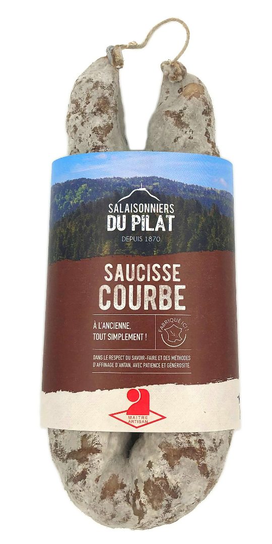 Saucisse courbe Salaisonniers du Pilat : photo du produit rappelé le 16/06/2023