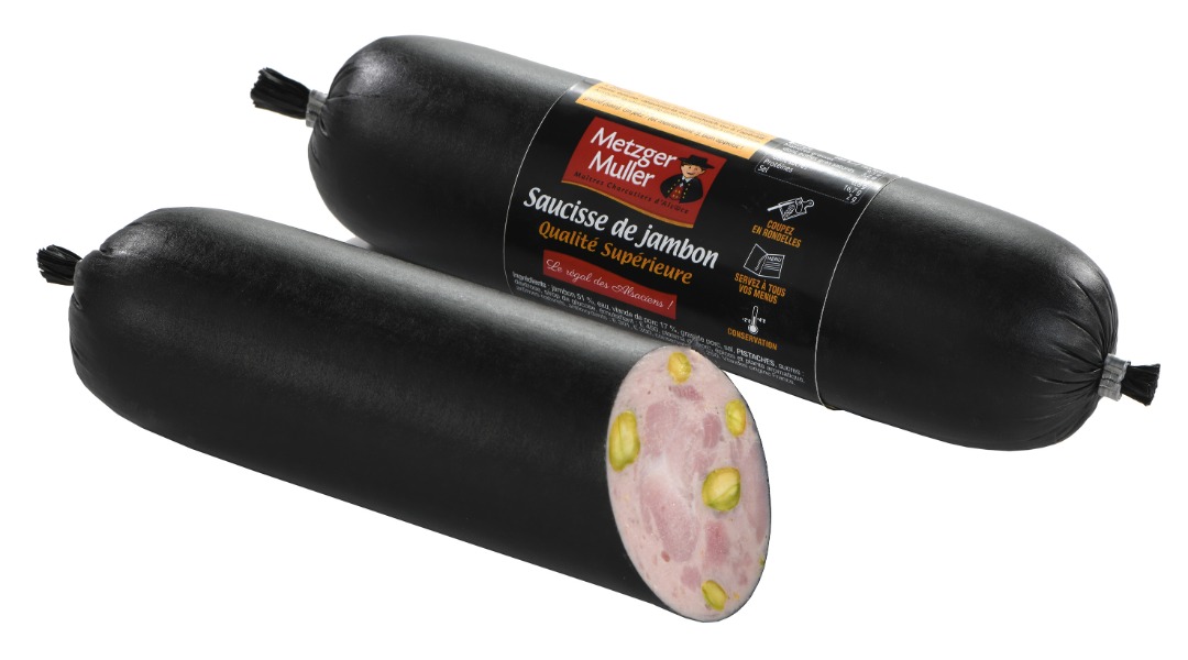 Saucisse de jambon Metzger-Muller : photo du produit rappelé le 25/07/2023