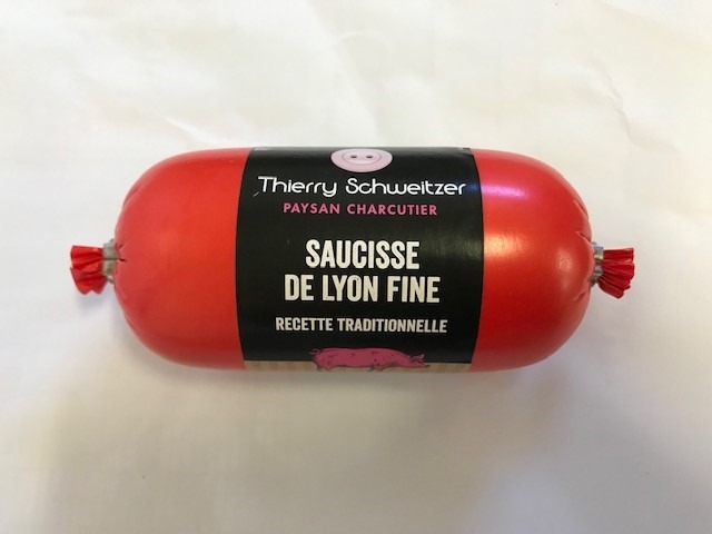 Saucisse de Lyon fine Thierry Schweitzer : photo du produit rappelé le 08/03/2024