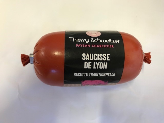 Saucisse de Lyon Thierry Schweitzer : photo du produit rappelé le 11/03/2024