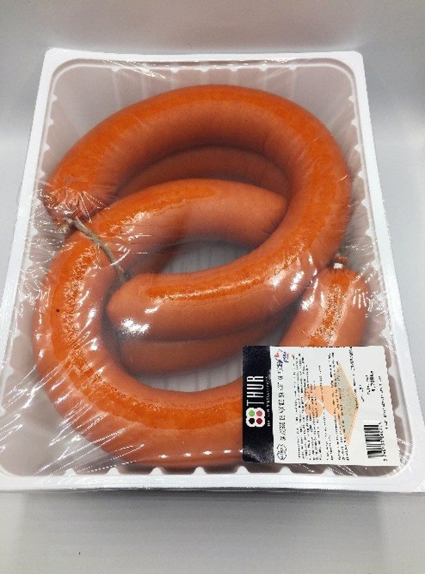 Saucisse de viande Charcuterie de la Thur : photo du produit rappelé le 27/03/2026