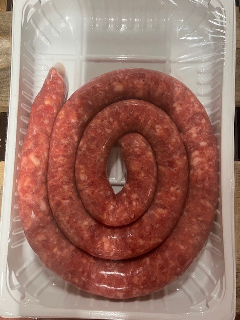 Saucisse de volaille brasse, crue, halal Medina : photo du produit rappelé le 19/10/2026