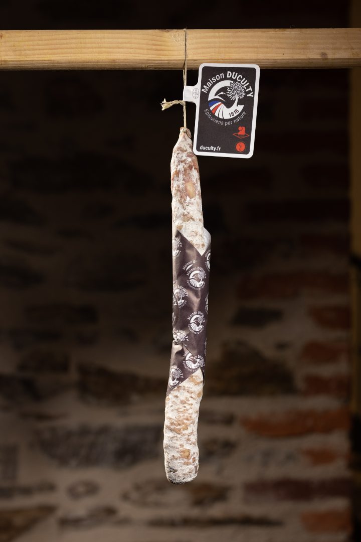 Saucisse droite duculty 200 g etamine : photo du produit rappelé le 16/06/2023