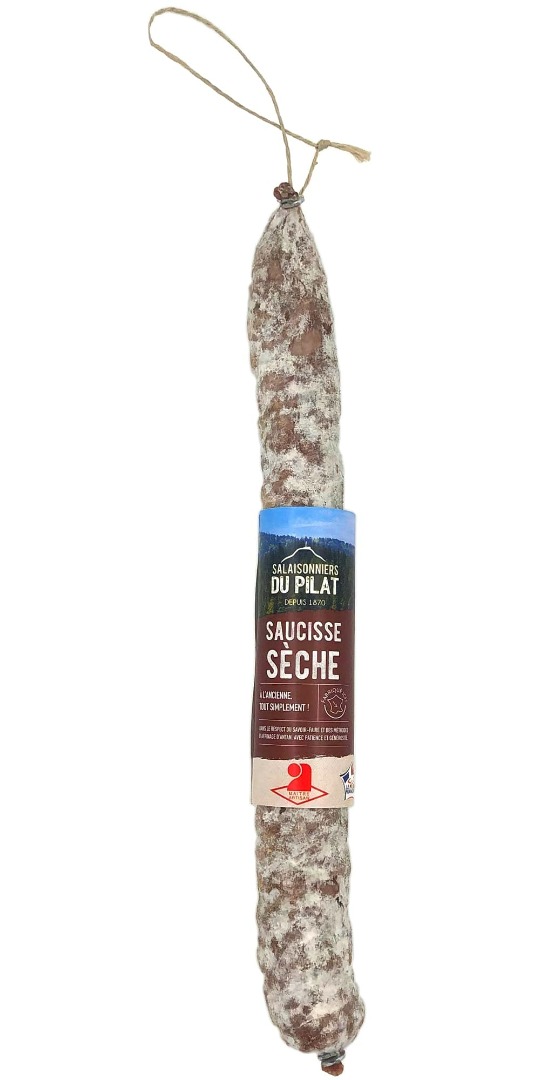 Saucisse droite Salaisonniers du Pilat : photo du produit rappelé le 16/06/2023