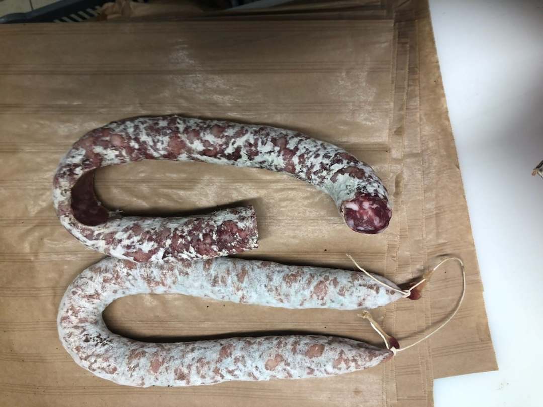 Saucisse seche : photo du produit rappelé le 07/11/2024