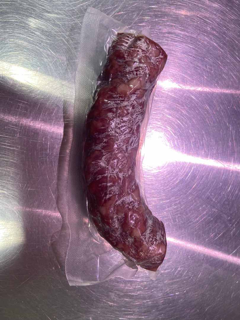 Saucisse sèche à la perche pur porc : photo du produit rappelé le 20/12/2023
