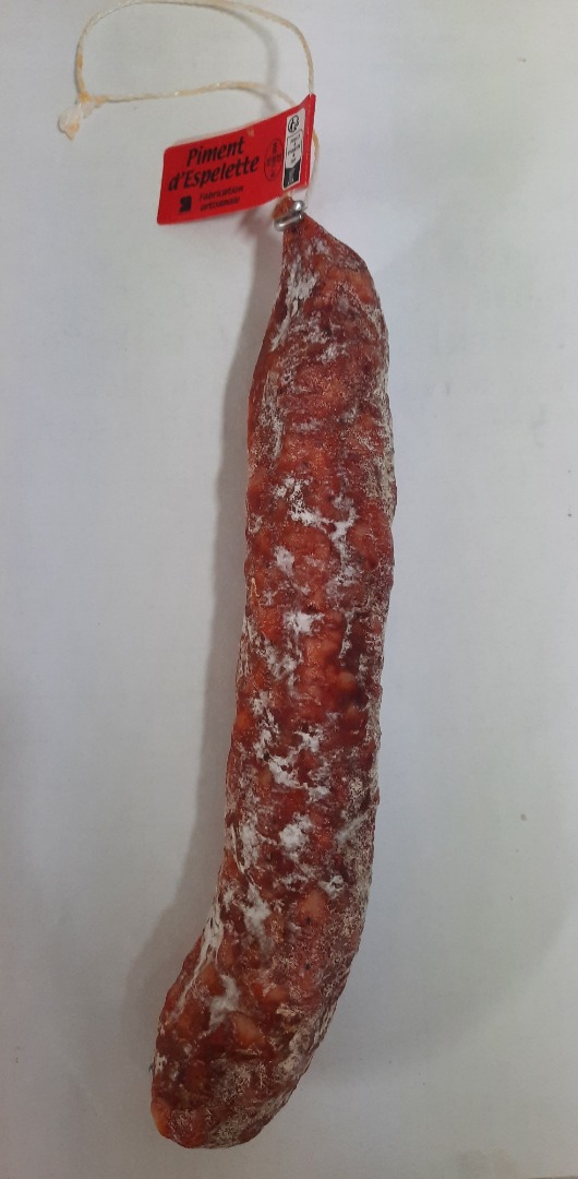 Saucisse sèche au piment d'espelette 150g : photo du produit rappelé le 24/09/2026