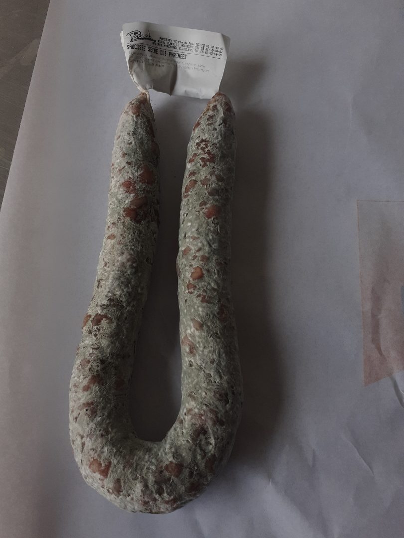 Saucisse seche Charcuterie Rouch : photo 2 sur 2 du produit rappelé le 13/11/2024