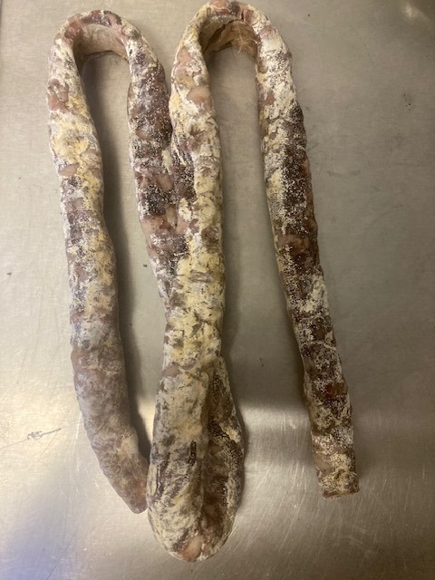 Saucisse sèche La Ferme de Valats : photo du produit rappelé le 16/09/2023