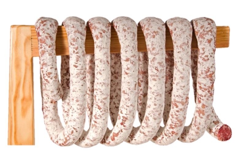 Saucisse seche perche Terroir Fleuri : photo du produit rappelé le 27/02/2024
