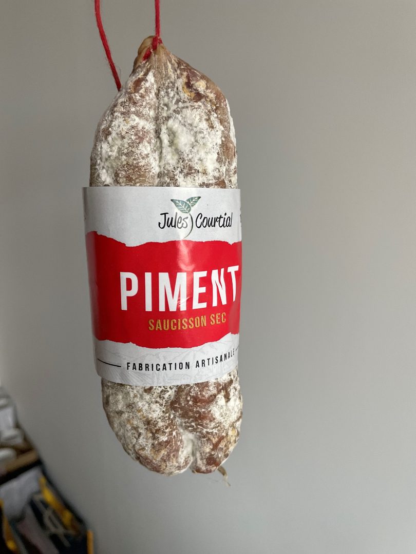 Saucisson sec 250g vpf Jules Courtial : photo du produit rappelé le 10/04/2026