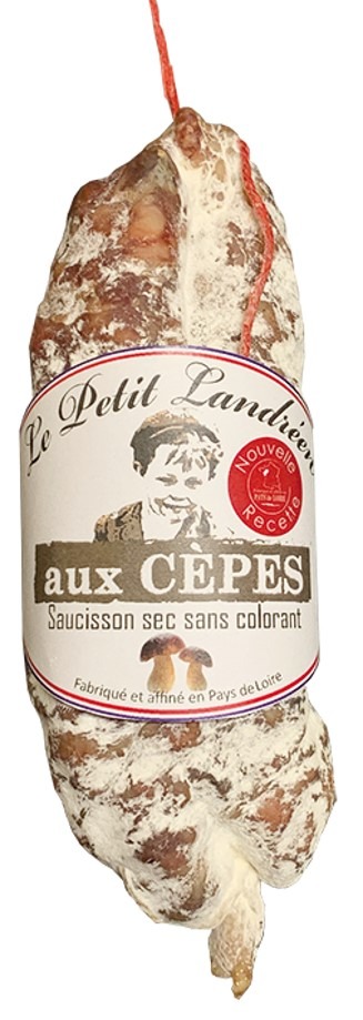 Saucisson sec aux cepes Le Petit Landreen : photo du produit rappelé le 20/01/2023