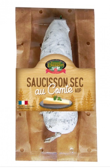 Saucisson sec comte Fernand Dussert : photo du produit rappelé le 20/02/2025