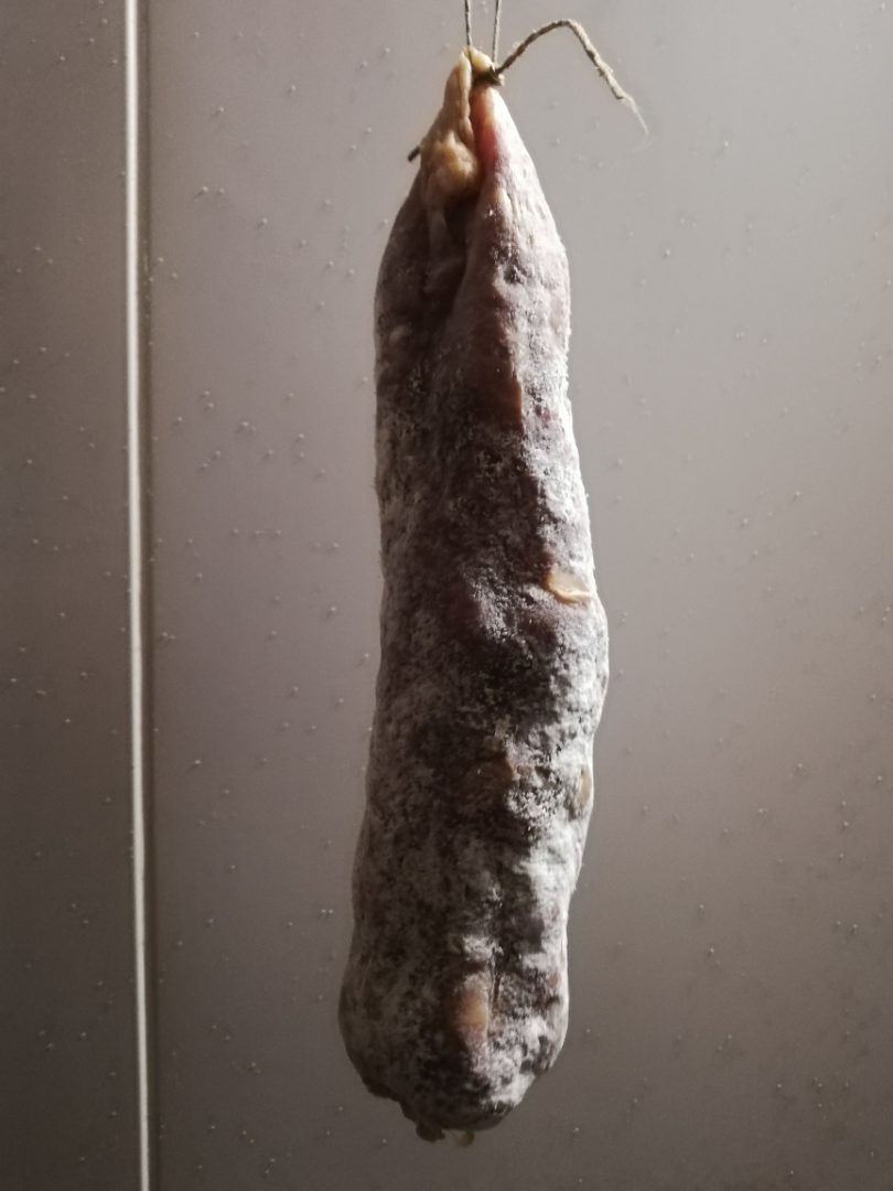Saucisson sec de porc Laboratoire des Terroirs Gascons : photo du produit rappelé le 12/05/2021