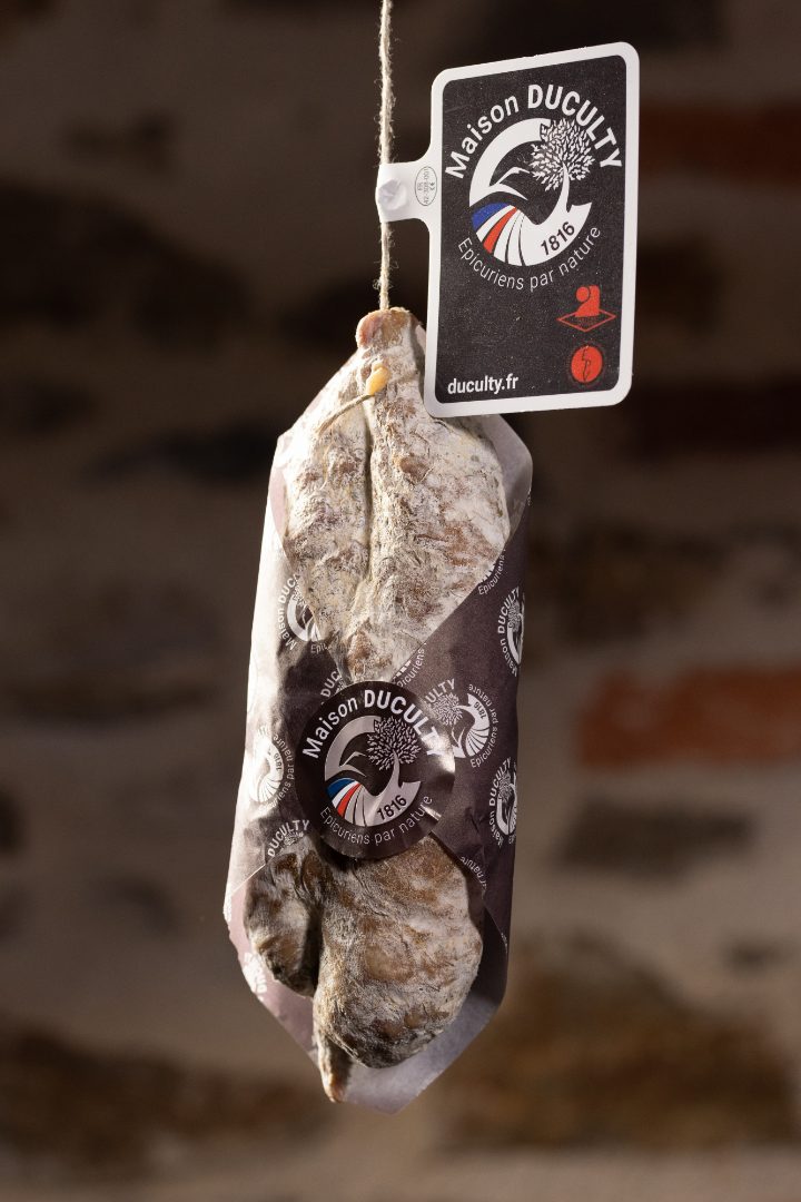 Saucisson sec duculty 300 g : photo du produit rappelé le 16/06/2023