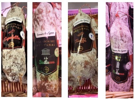 Saucisson sec halal Saveurs des Gones : photo du produit rappelé le 30/12/2025